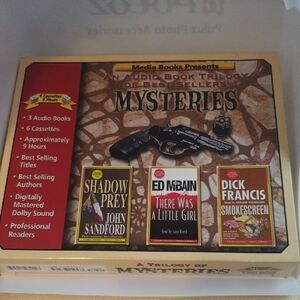 AUDIO BOOKS BY MEDIA BOOKS/ BEST SELLING TRILOGY/MYSTERIES